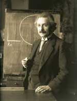 อัลเบิร์ต ไอน์สไตน์ ผู้คิดค้นทฤษฎีสัมพัทธภาพ